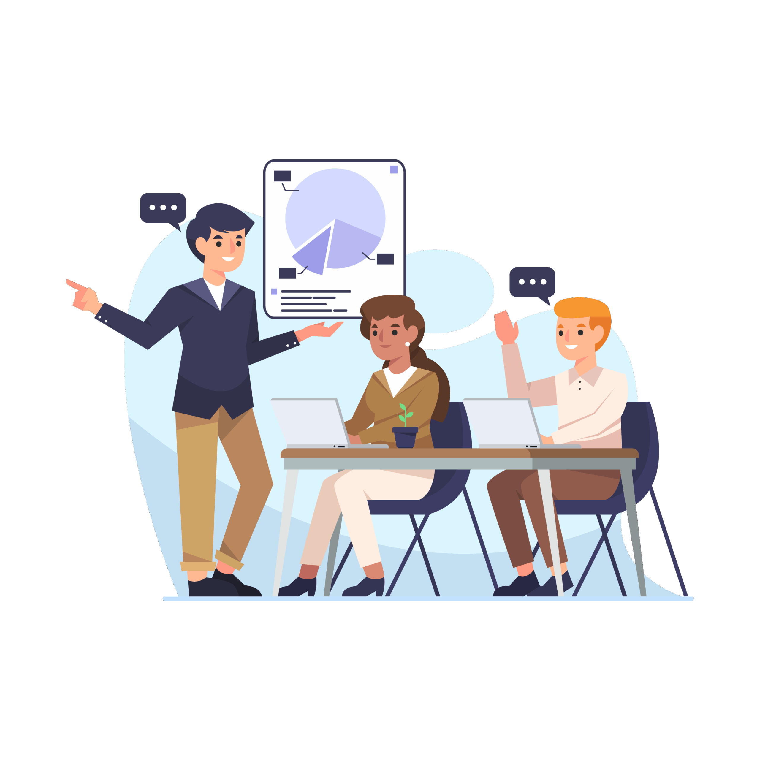 meeting concept illustration